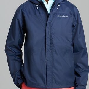 Vineyard Vines Navy Blue Raincoat